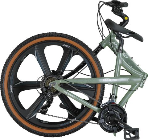 Mosso Marine 26 Jant 17K H.Disk 21 Vites Katlanır Bisiklet Army Green