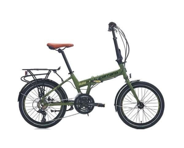 Carraro 20 Flexi 121 350H 21V VFren Katlanır Bisiklet Haki Siyah