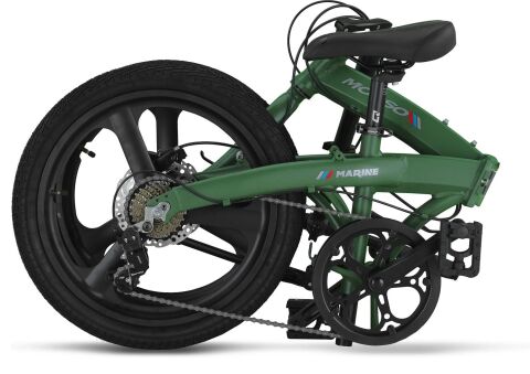 Mosso Marine 20 Jant 12K H.Disk 7 Vites Katlanır Bisiklet Mat Race Green