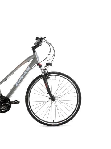 Bisan TRX 8200 700C 45CM Şehir Bisikleti Metalik Gri Pembe