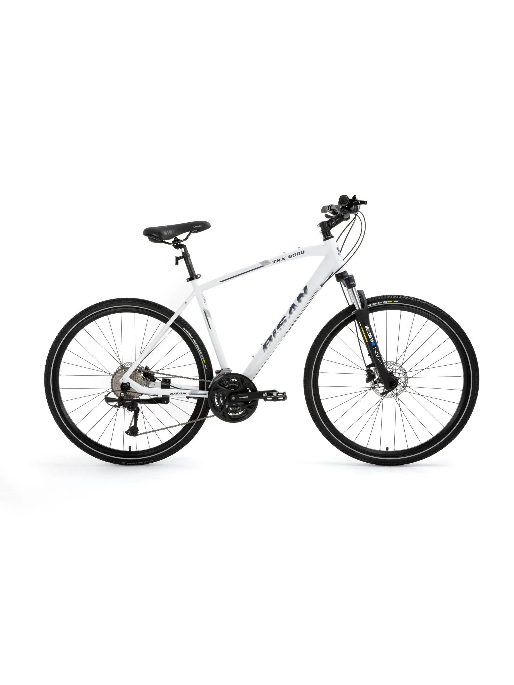 Bisan TRX 8500 700C 50CM Şehir Bisikleti Mat Beyaz Lacivert