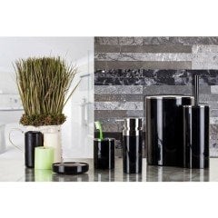 Primanova Lenox Siyah 5 Parça Banyo Seti