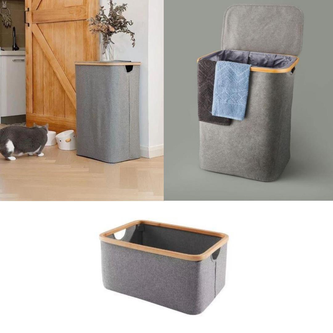 TConcept Katlanabilir 3'lü Çamaşır Sepeti 50L-70L-100L