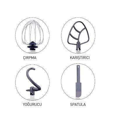 Pro Mıx Stand Mixer Vanilya/Satin