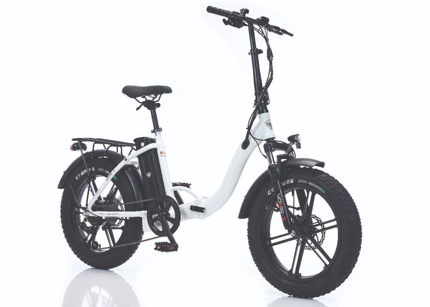 Corelli Voniq-S Eco MG 20 Jant 42K H.Disk Folding Fat Bike Elektrikli Bisiklet Krem