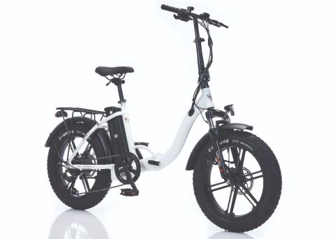 Corelli Voniq-S Eco MG 20 Jant 42K H.Disk Folding Fat Bike Elektrikli Bisiklet Krem