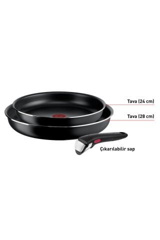 TEFAL Titanyum Ingenio Simple Cook 1x Küçük Set - 3 Parça