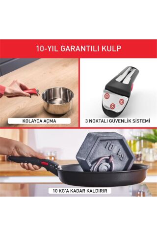 TEFAL Titanyum Ingenio Simple Cook 1x Küçük Set - 3 Parça