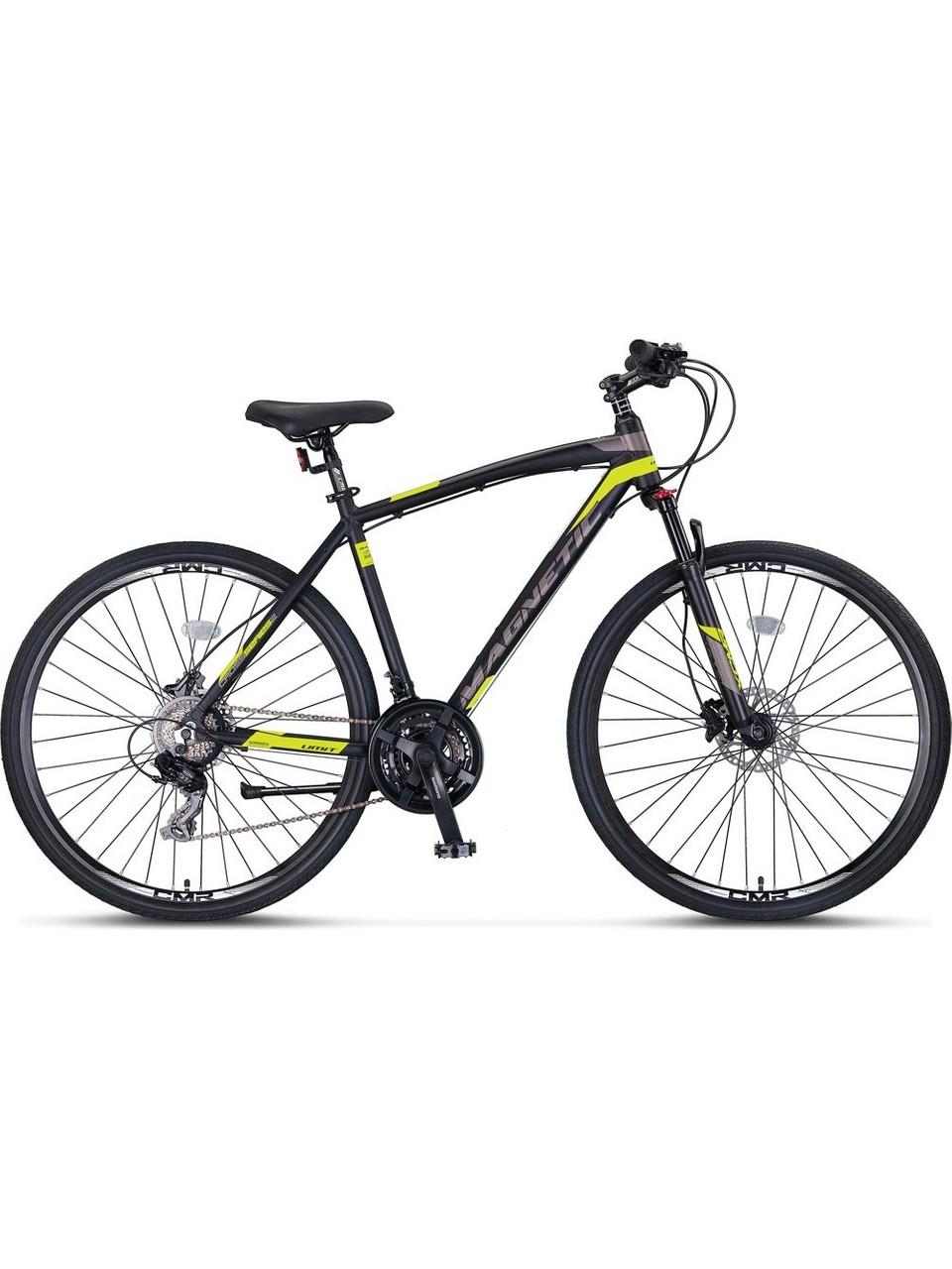 Ümit Magnetic 28 Jant 51K H.Disk 21 Vites Şehir Bisikleti Black Lime