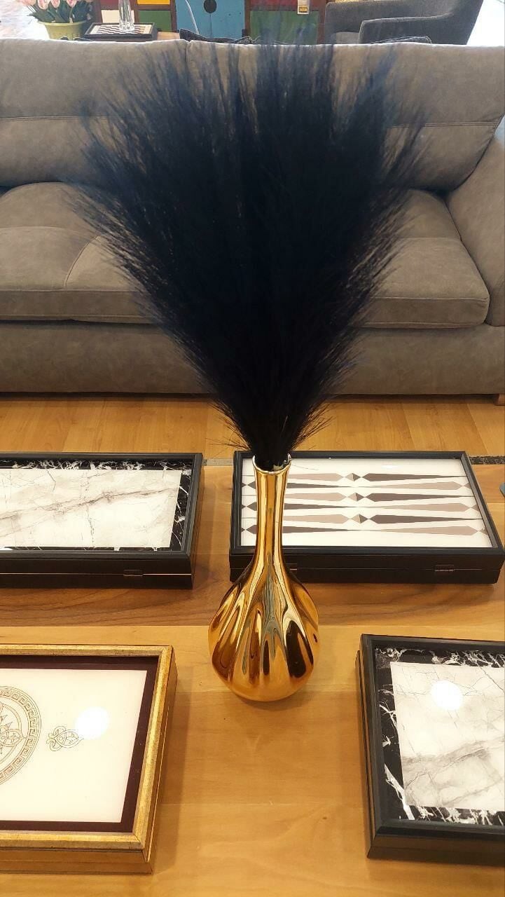 T.Concept Dekoratif Yapay Tüy Çiçek 50 cm Syah 665