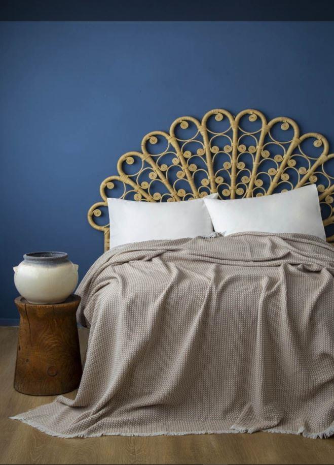 Apricitas Home Tek Kişilik Pike Miren Bej