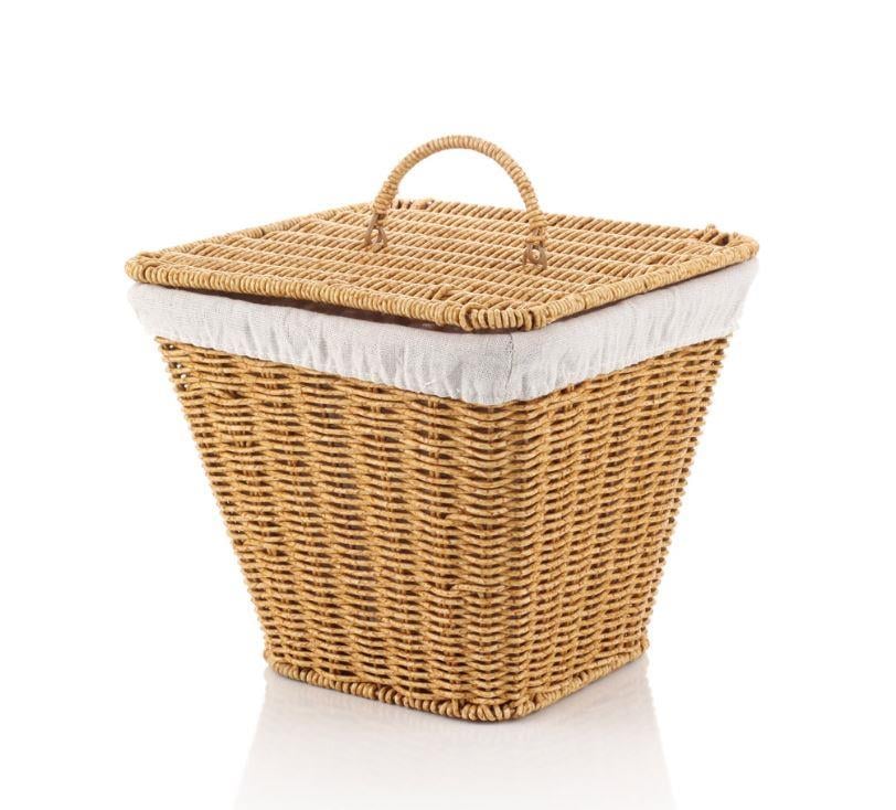 Mien-9T01 Rattan Kare Sepet Kapaklı