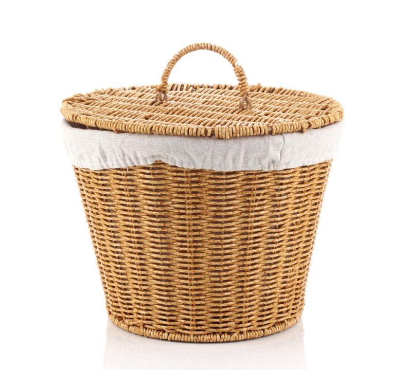 Mien-9T02 Rattan Oval Sepet Kapaklı