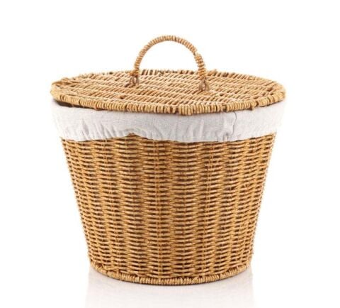 Mien-9T02 Rattan Oval Sepet Kapaklı