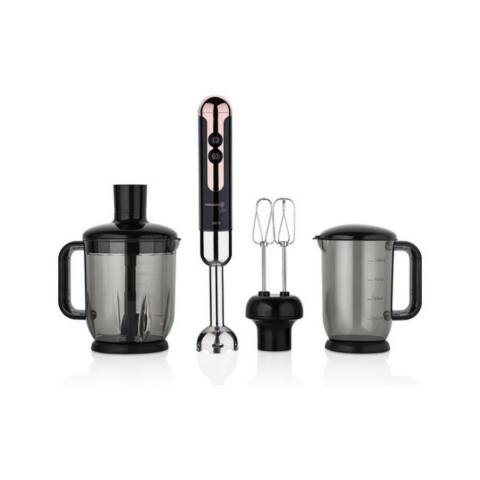 Korkmaz Dayanıklı Deluxe Elektro Set 14 Parça Rosegold Renk A1826