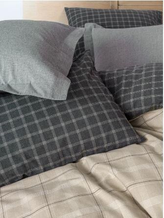 Çift Kişilik Nevresim Takımı Warm Flanel Siiras Gri