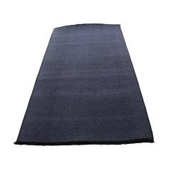 T.Concept Siyah Çizgili Kırmızı Halı 80 x 150 cm
