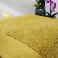 T.Concept Exclusive Bambu Pamuk Battal Boy Banyo Havlusu Hardal 100*156