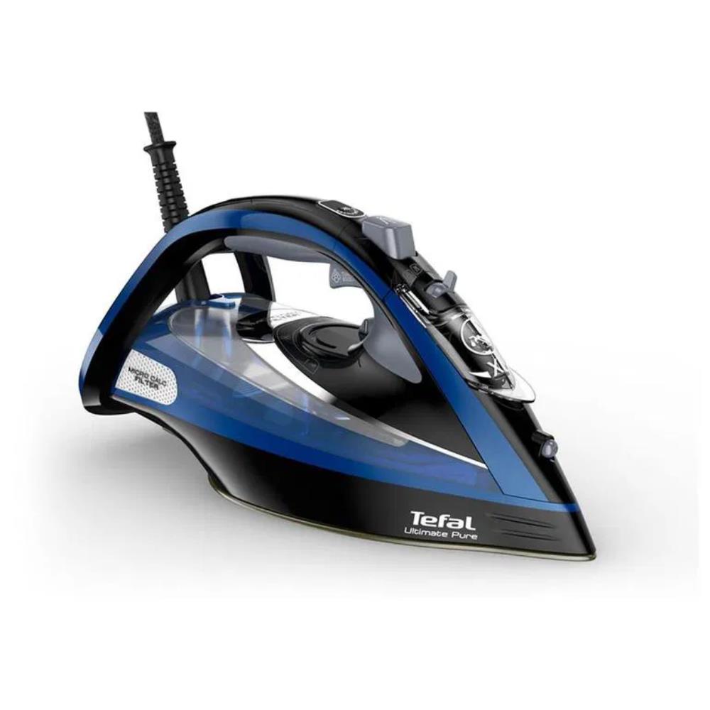 Tefal Ultimate Pure Dayanıklı  Kireç Avcısı Buharlı Ütü Lacivert-Siyah Renk FV9848