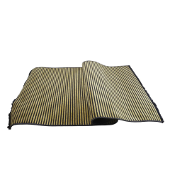 T.Concept Sarı Ve Siyah Çizgili Halı 80 x 150 cm