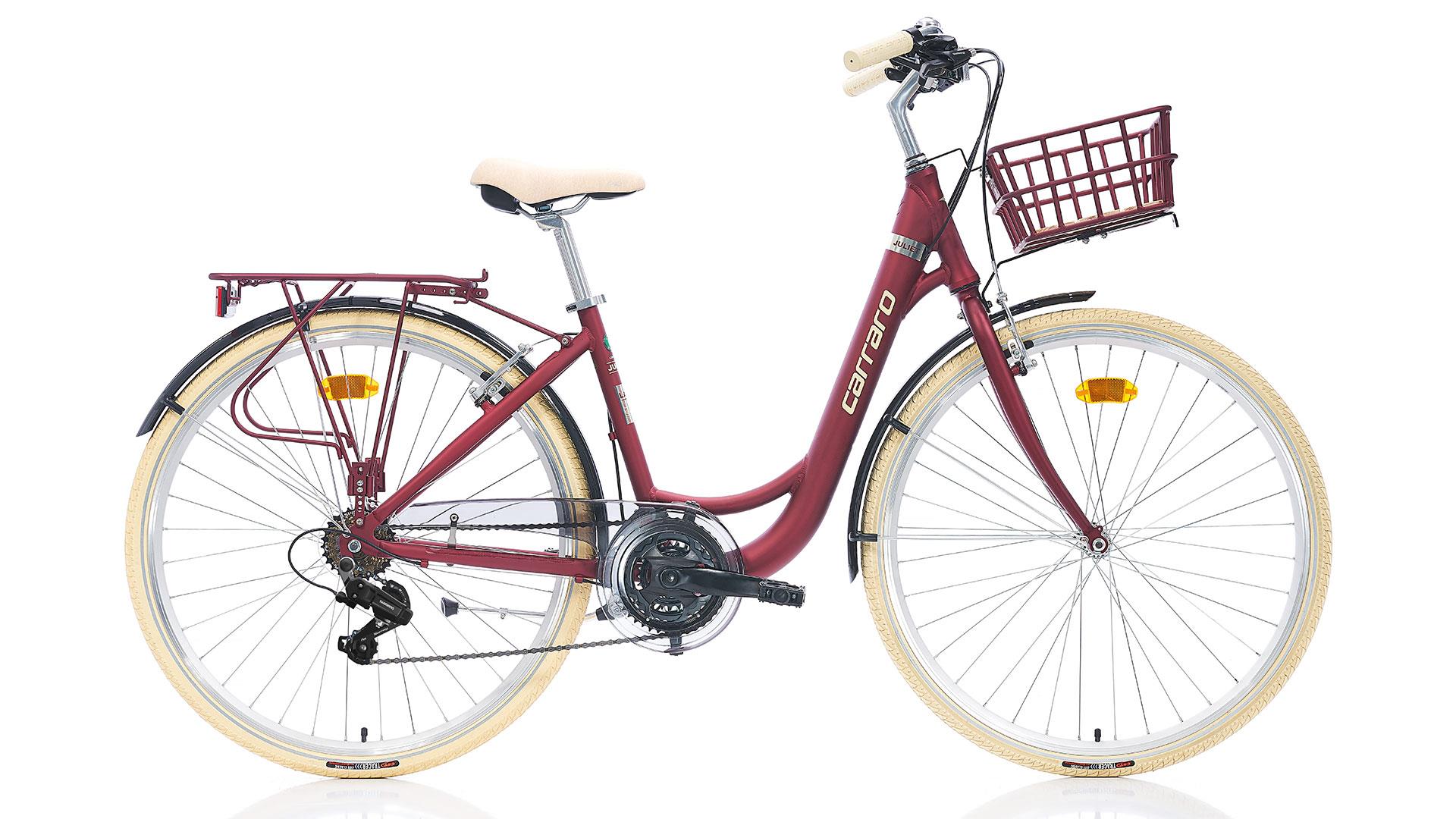 Carraro Juliet 26 Jant 430H 21 Vites V Fren Şehir Bisikleti Mat Mürdüm Krom