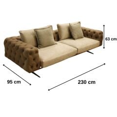T.Concept Loft Üçlü Koltuk