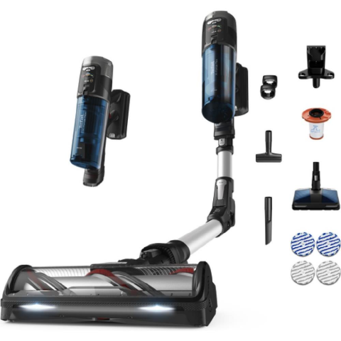 Tefal X-Force Flex 13.60 Allergy Aqua Aerospin Dayanıklı  Kablosuz Şarjlı Dikey Elektrikli Süpürge TY9AC