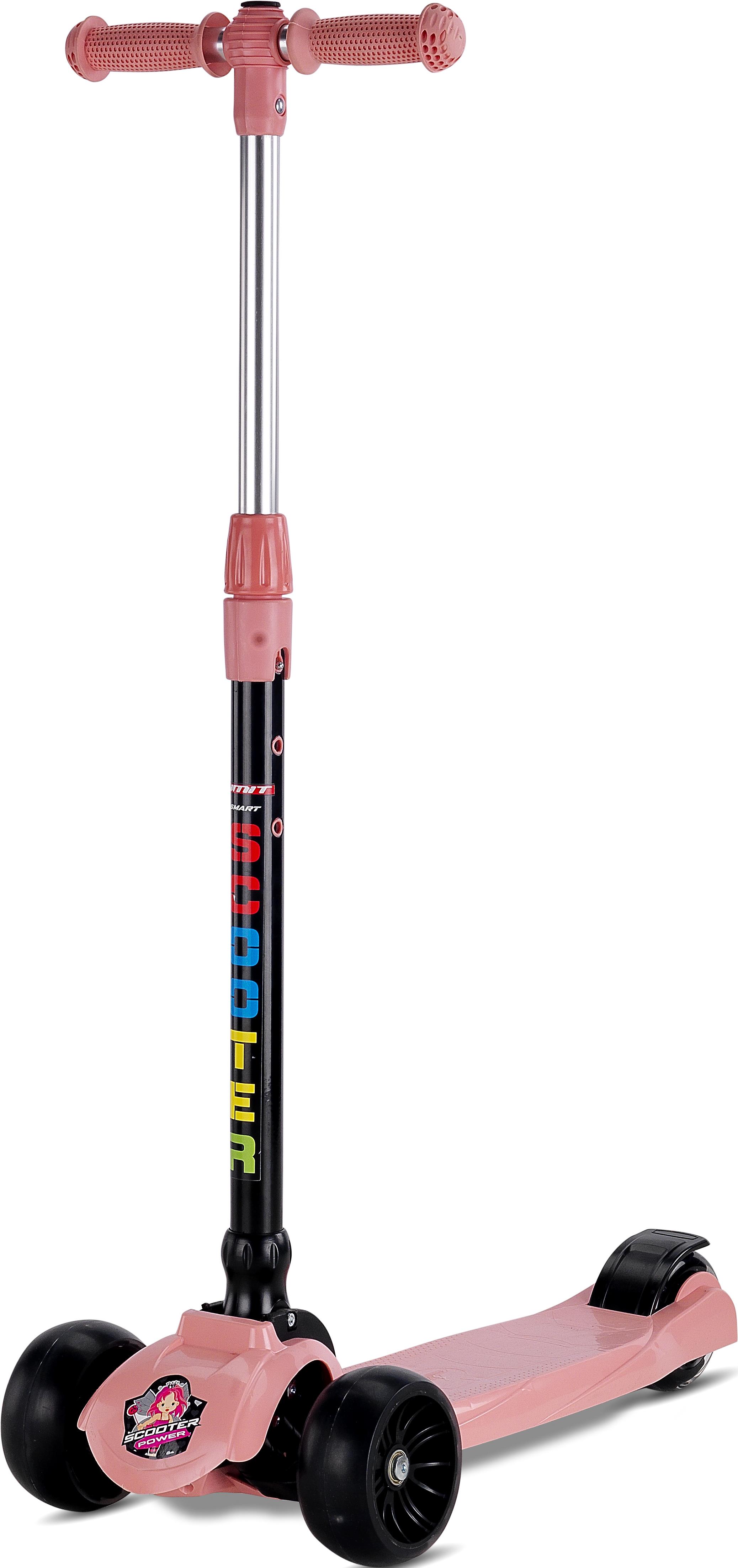 BabyHope 143 Smart Plus Scooter Pastel Pembe