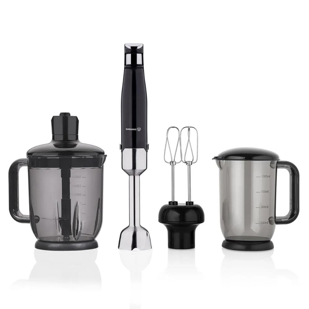 Korkmaz Performix Mega Dayanıklı  Blender Set Siyah Renk A449