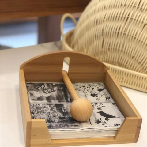 Mien Dayanıklı Bambu Peçetelik 7B15B