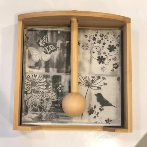Mien Dayanıklı Bambu Peçetelik 7B15B