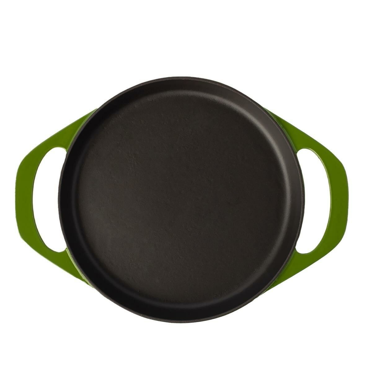 Sürel Potart 22 cm Yuvarlak Sahan Parlak Yeşil