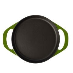 Sürel Potart 22 cm Yuvarlak Sahan Parlak Yeşil