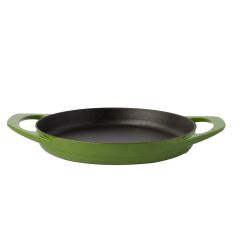 Sürel Potart 22 cm Yuvarlak Sahan Parlak Yeşil