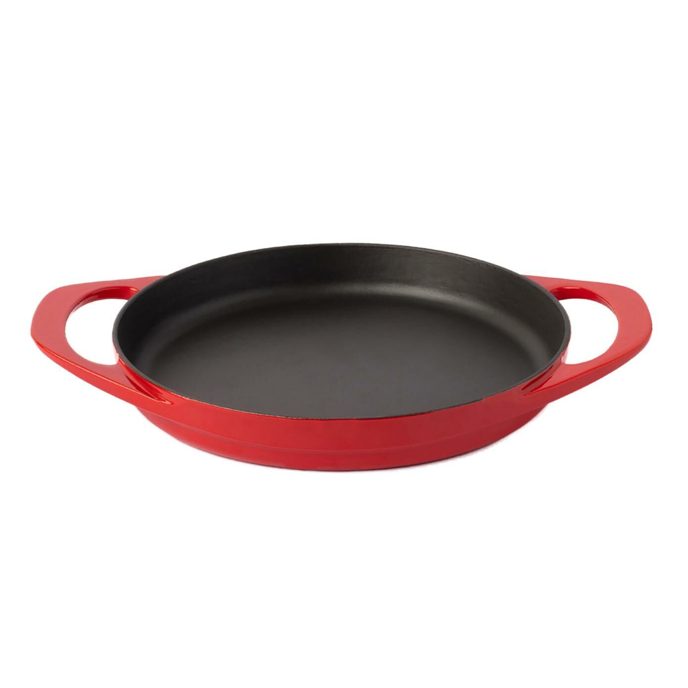 Sürel Potart Yuvarlak Sahan 22 cm Parlak Kırmızı
