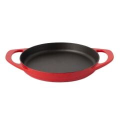 Sürel Potart Yuvarlak Sahan 22 cm Parlak Kırmızı