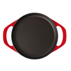 Sürel Potart Yuvarlak Sahan 22 cm Parlak Kırmızı