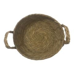 T. Concept Dekoratif İplikli Rattan Hasır Sepet, Çok Amaçlı Düzenleme, Sepeti Orta