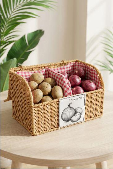 Mien-9T09 Patates Soğan Bölmeli Sepet