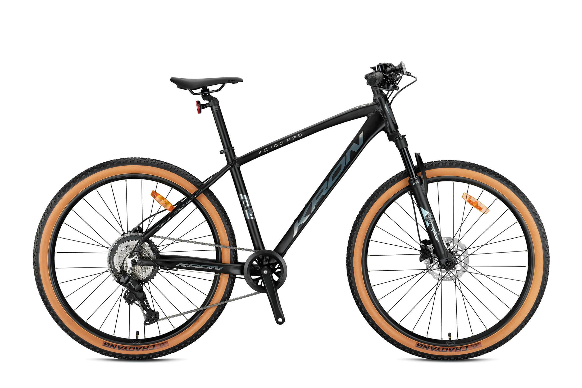 Kron XC100 PRO 29 Jant 17K 8 Vites H.Disk Dağ Bisikleti Mat Siyah Füme