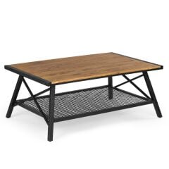 T.Concept Çapraz Metal Ayak Orta Sehpa