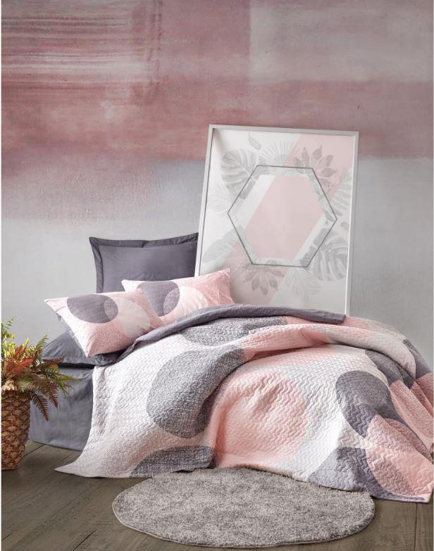 Cotton Box Ranforce Tek Kişilik Nevresim Takımı Leron Gri