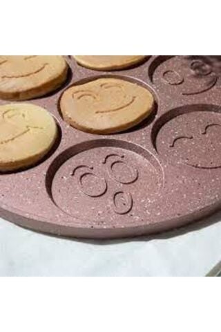 Nehir Döküm Gülenyüz Krep Pankek Tavası Rosegold 27 Cm