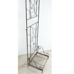 T.Concept Metal Bahçe Duvar Dekoru Raflı 210*51