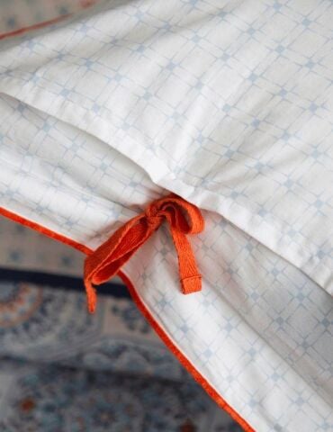 Apricitas Home Tek Kişilik Celeste Turkuaz Nevresim Takımı Lastiksiz