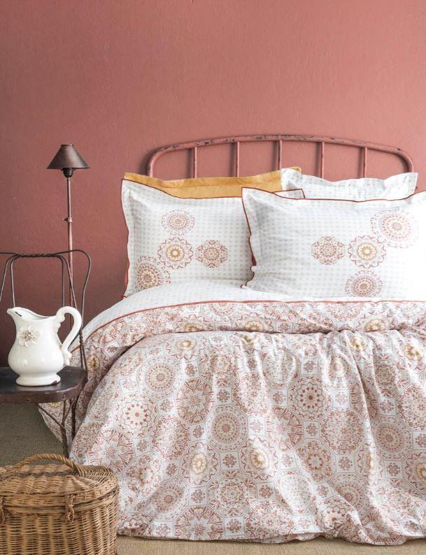Apricitas Home Tek Kişilik Celeste Mercan Nevresim Takımı Lastiksiz