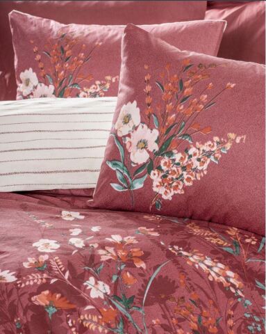 Cotton Box Feminen Çift Kişilik Nevresim Takımı Vina Bordo