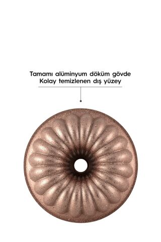 Nehir Açelya Alümünyum Döküm 26 Cm Kek Kalıbı