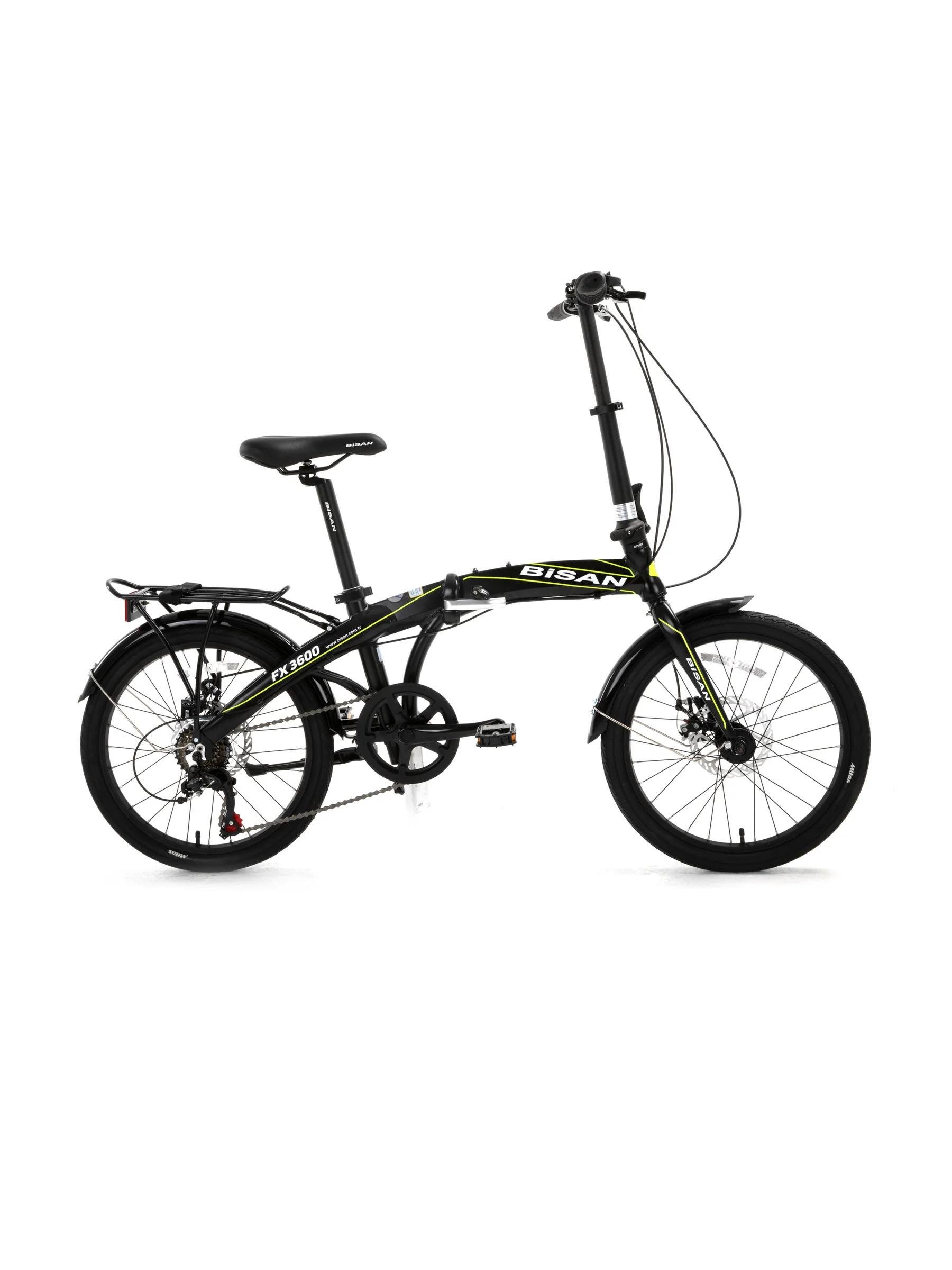 Bisan Fx 3600-6s 20''Jant 31K Katlanır Bisiklet Siyah