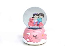 Kar Küresi Işıklı Müzikli Dekoratif Sweet Time Motorlu